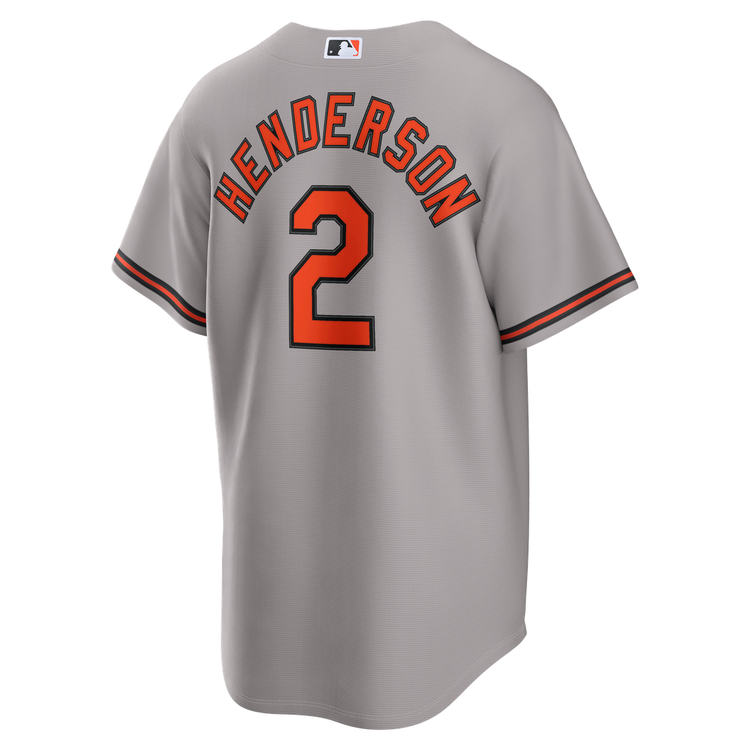 Baltimore Orioles Gunnar Henderson Nike Alternate Replica Jersey - Black MLB Team Jersey Baseball Fan Apparel