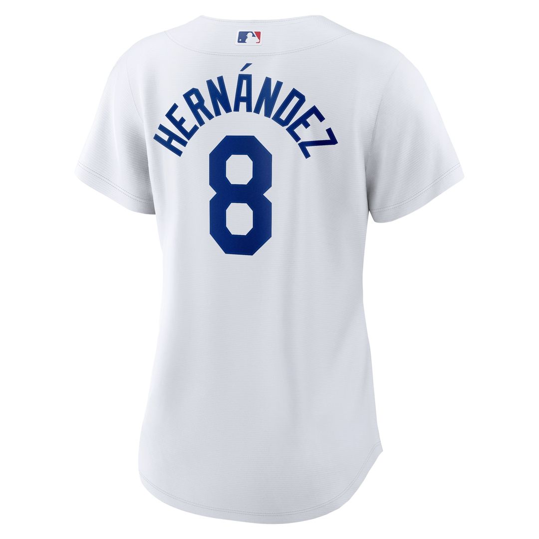 Los Angeles Dodgers Enrique Hernández Nike Women's Home Replica Jersey - White MLB Team Jersey Baseball Fan Apparel