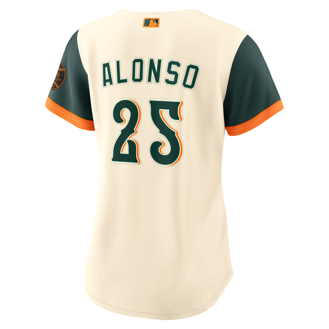 Baltimore Orioles Pete Alonso Nike Women's 2026 City Connect Stadium Jersey - Cream MLB Team Jersey Baseball Fan Apparel