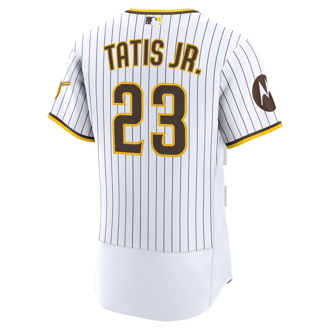 San Diego Padres Fernando Tatis Jr. Nike Home Authentic Sponsor Patch Jersey - White MLB Team Jersey Baseball Fan Apparel