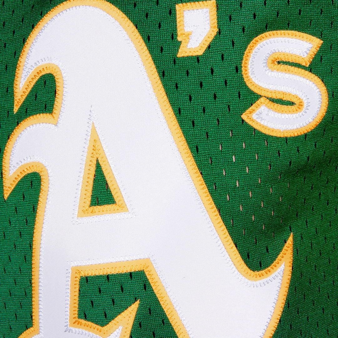 Athletics Reggie Jackson Mitchell & Ness Authentic Batting Practice Jersey - Green MLB Team Jersey Baseball Fan Apparel