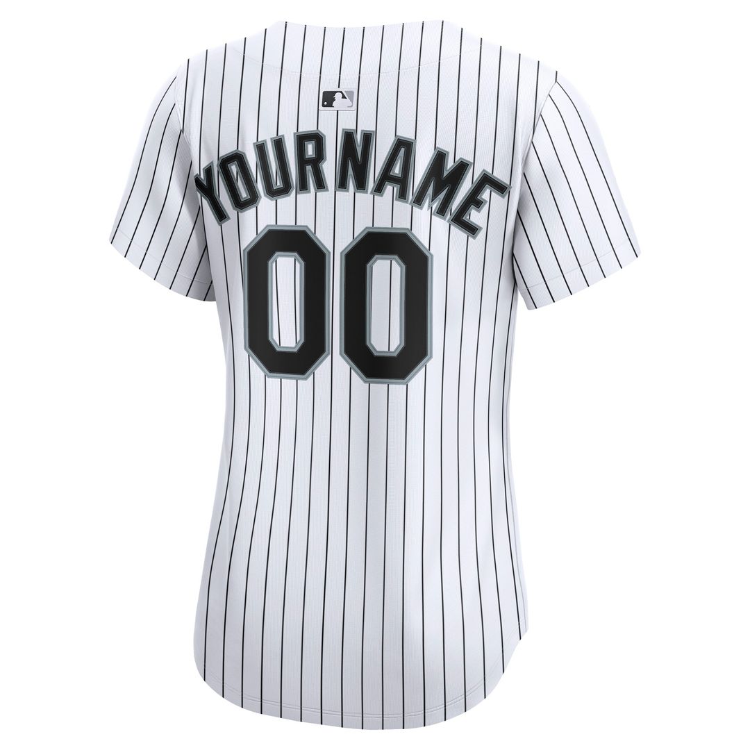 Chicago White Sox Nike Women's Home Limited Custom Jersey - White MLB Team Jersey Baseball Fan Apparel