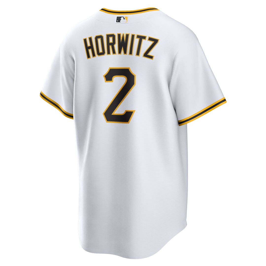 Pittsburgh Pirates Spencer Horwitz Nike Home Replica Jersey - White MLB Team Jersey Baseball Fan Apparel