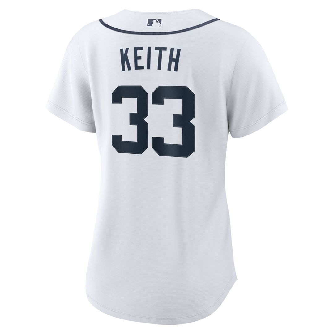 Detroit Tigers Colt Keith Nike Women's Home Replica Jersey - White MLB Team Jersey Baseball Fan Apparel