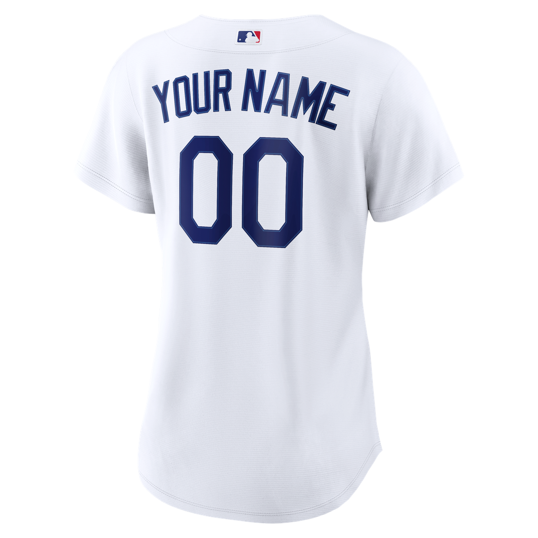 Los Angeles Dodgers Nike Women's Home Replica Custom Jersey - White MLB Team Jersey Baseball Fan Apparel