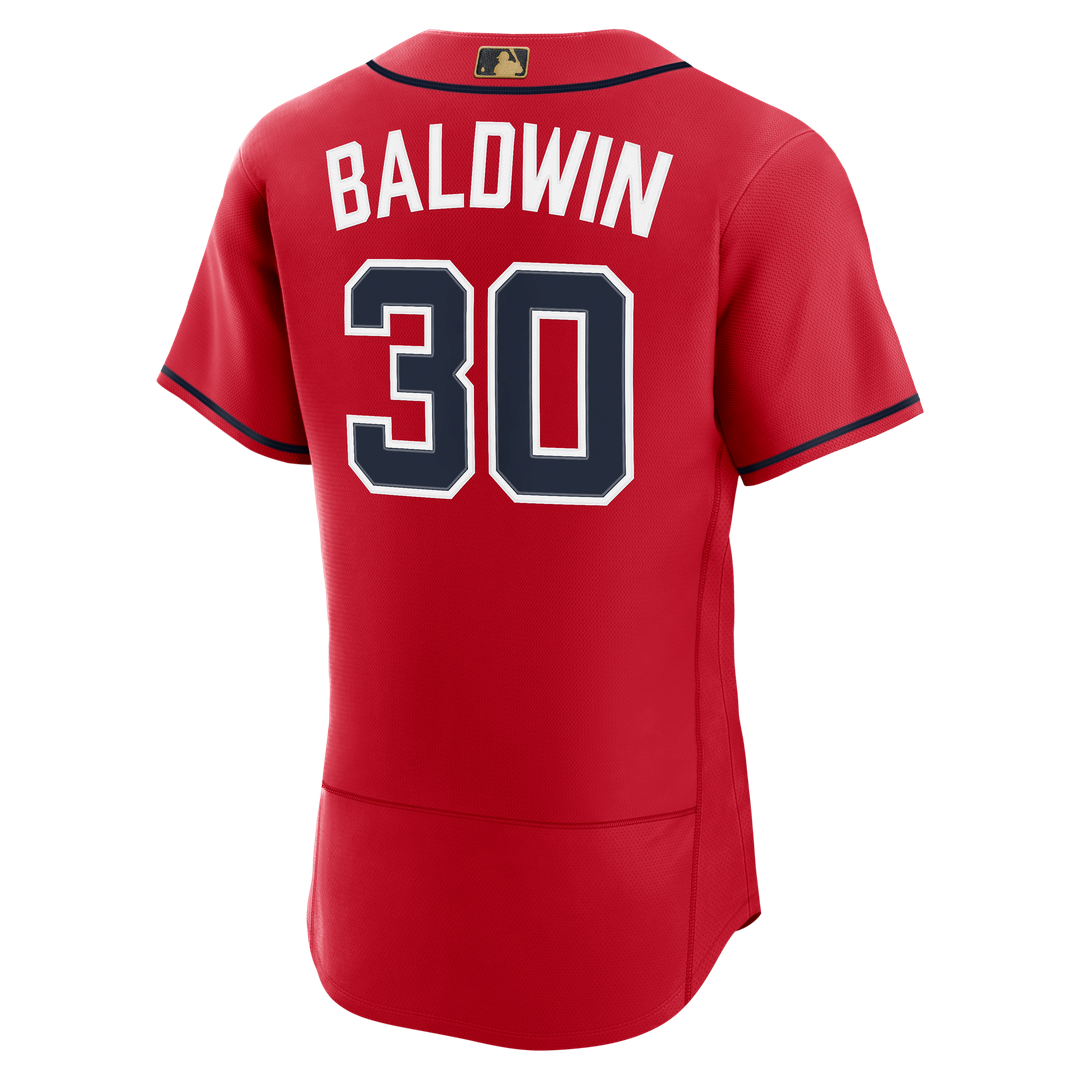 Atlanta Braves Drake Baldwin Nike Alternate MLB Awards Authentic Jersey - Navy MLB Team Jersey Baseball Fan Apparel