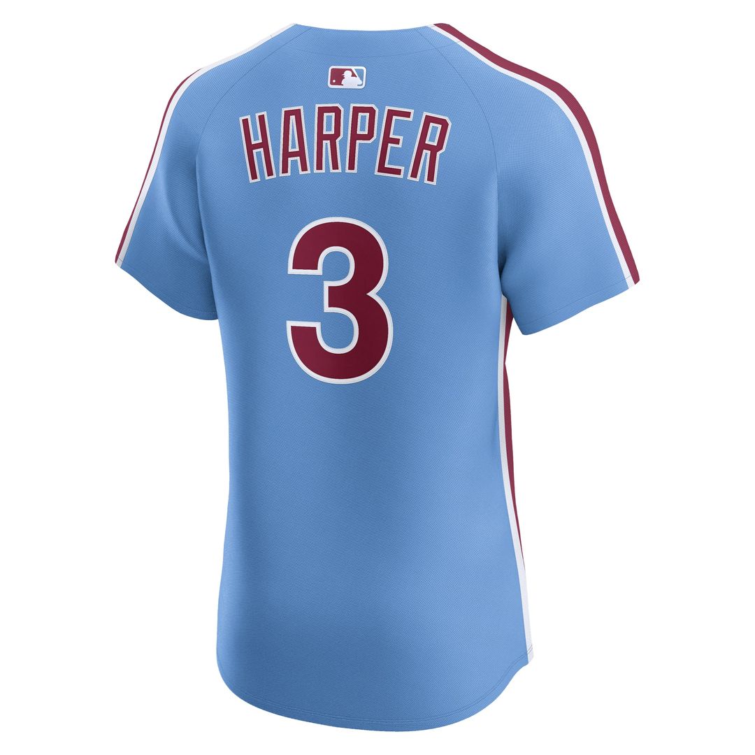Philadelphia Phillies Bryce Harper Nike Alternate 2 Elite Jersey - Cream MLB Team Jersey Baseball Fan Apparel