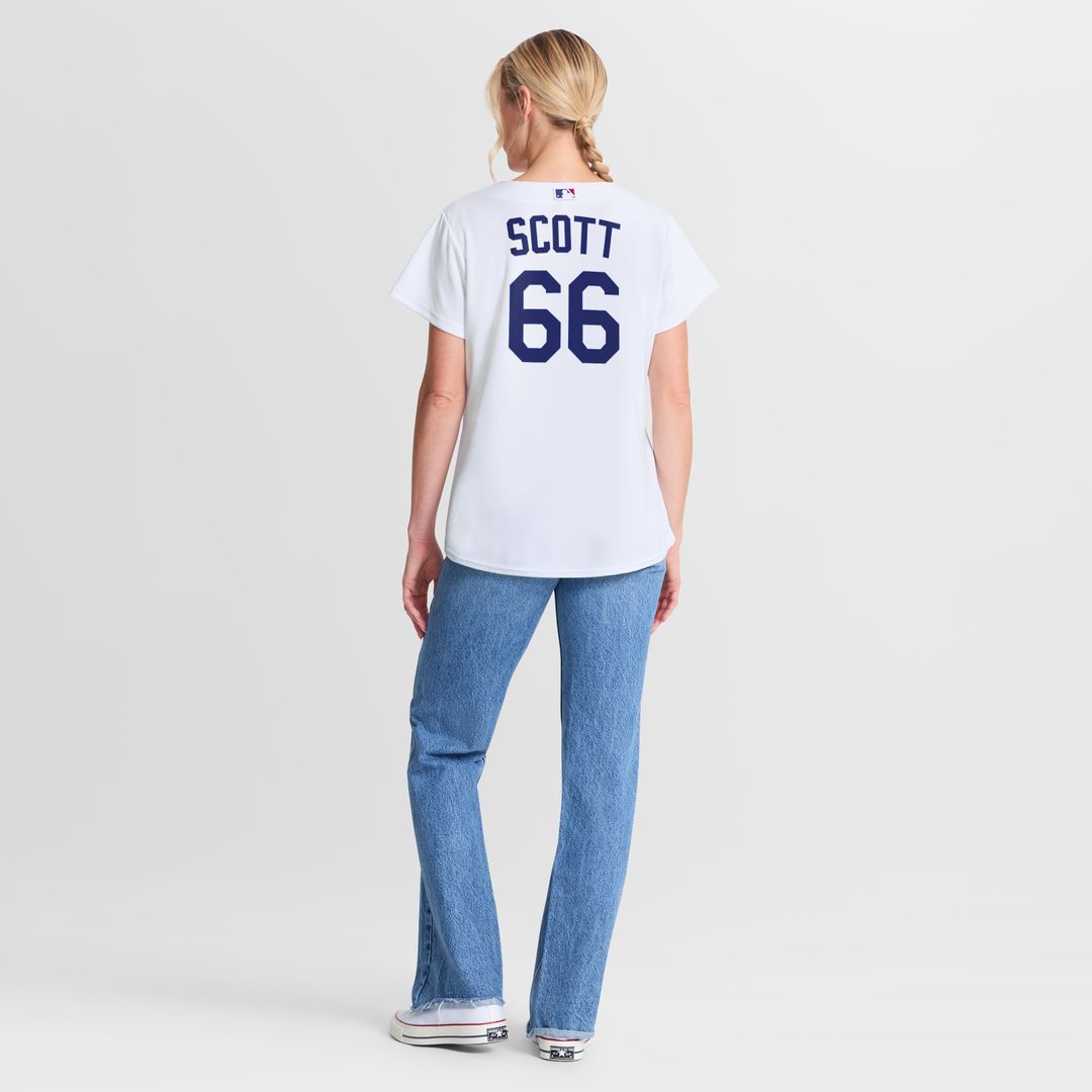Los Angeles Dodgers Tanner Scott Nike Women's Home Replica Jersey - White MLB Team Jersey Baseball Fan Apparel
