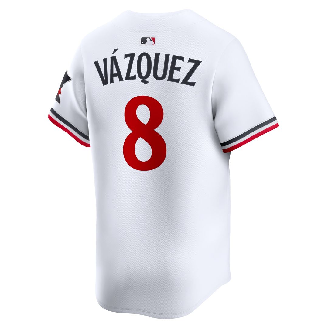 Minnesota Twins Christian Vázquez Nike Home Limited Jersey - White MLB Team Jersey Baseball Fan Apparel