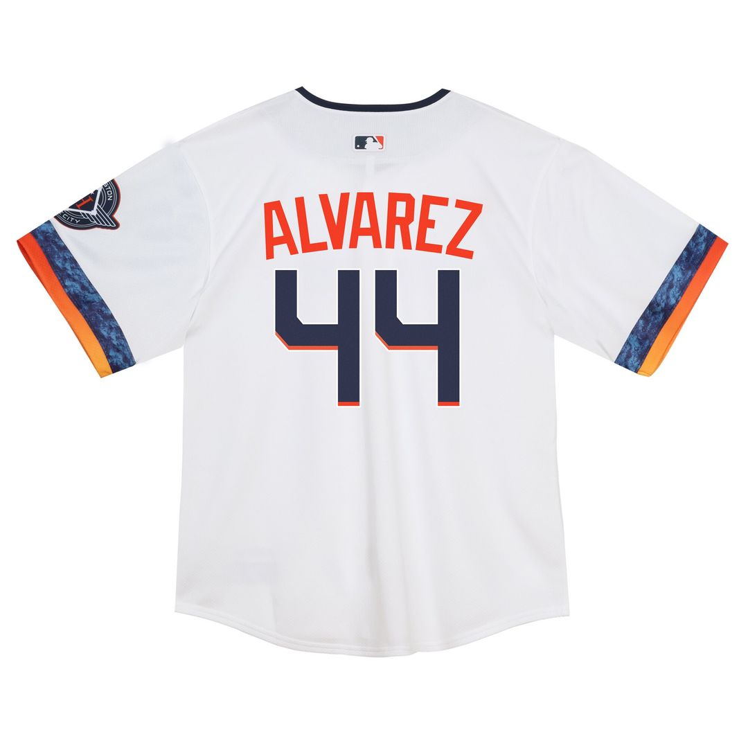 Houston Astros Yordan Alvarez Nike Infant 2025 City Connect Limited Player Jersey - White MLB Team Jersey Baseball Fan Apparel