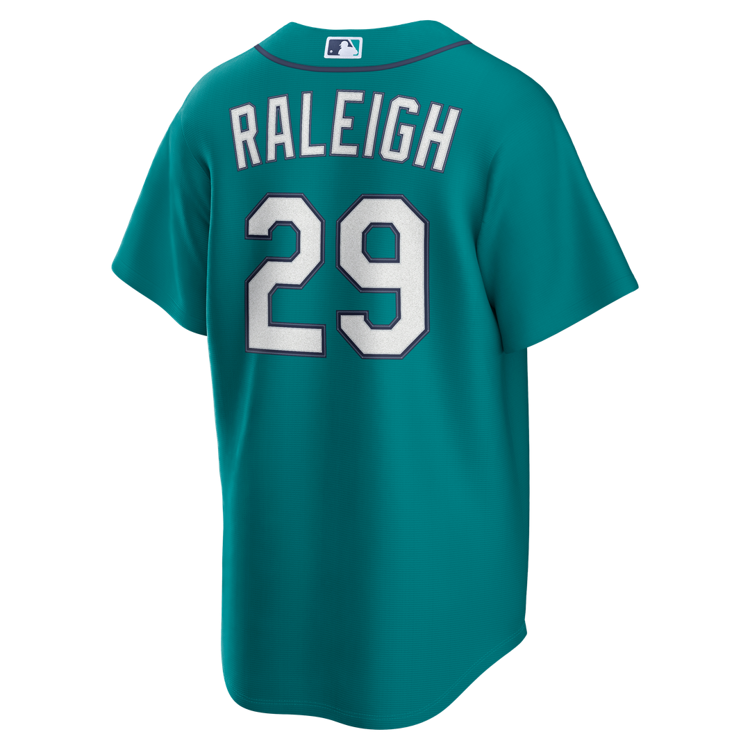 Seattle Mariners Cal Raleigh Nike Alternate Replica Jersey - Cream MLB Team Jersey Baseball Fan Apparel