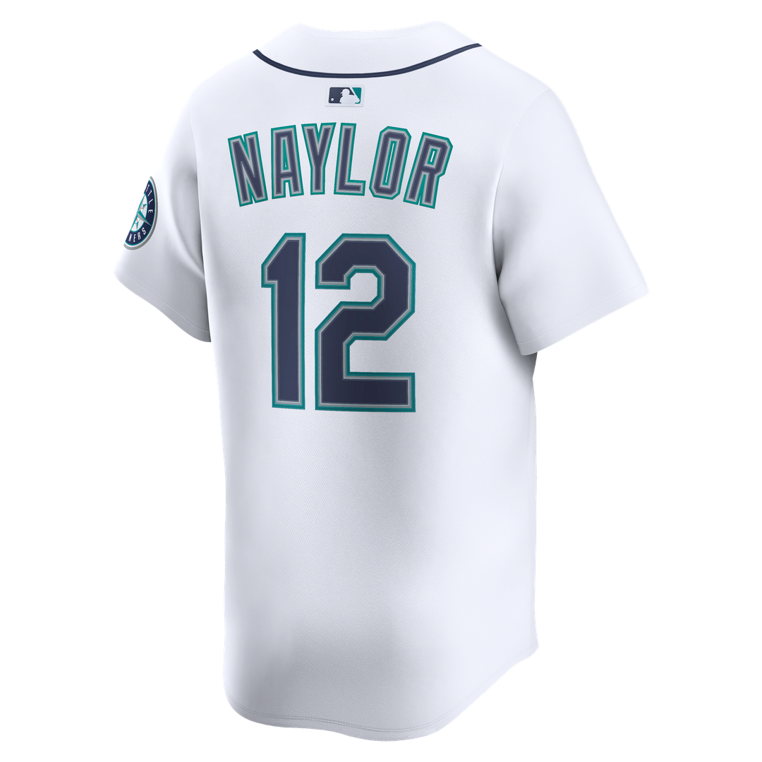 Seattle Mariners Josh Naylor Nike Home Limited Jersey - White MLB Team Jersey Baseball Fan Apparel