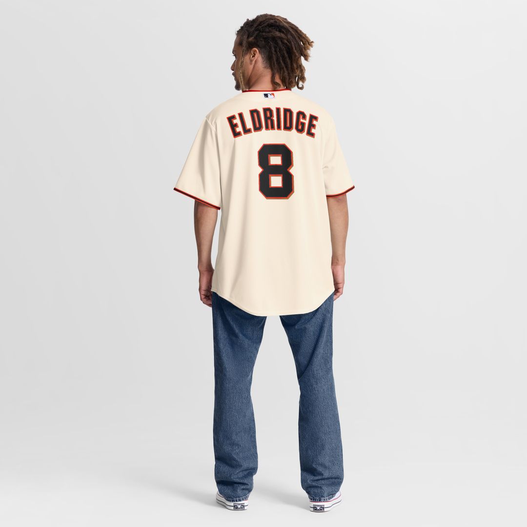 San Francisco Giants Bryce Eldridge Nike Home Replica Jersey - Cream MLB Team Jersey Baseball Fan Apparel
