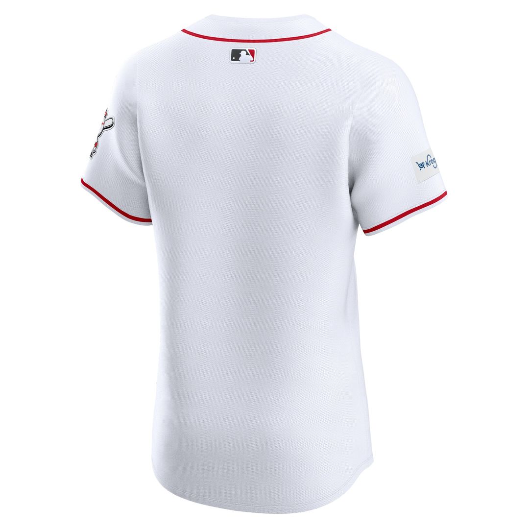 Cincinnati Reds Nike Home Elite Jersey - White MLB Team Jersey Baseball Fan Apparel