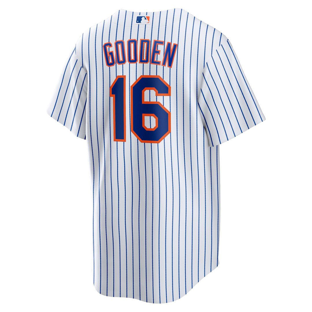 New York Mets Dwight Gooden Nike Home Replica Player Jersey - White MLB Team Jersey Baseball Fan Apparel