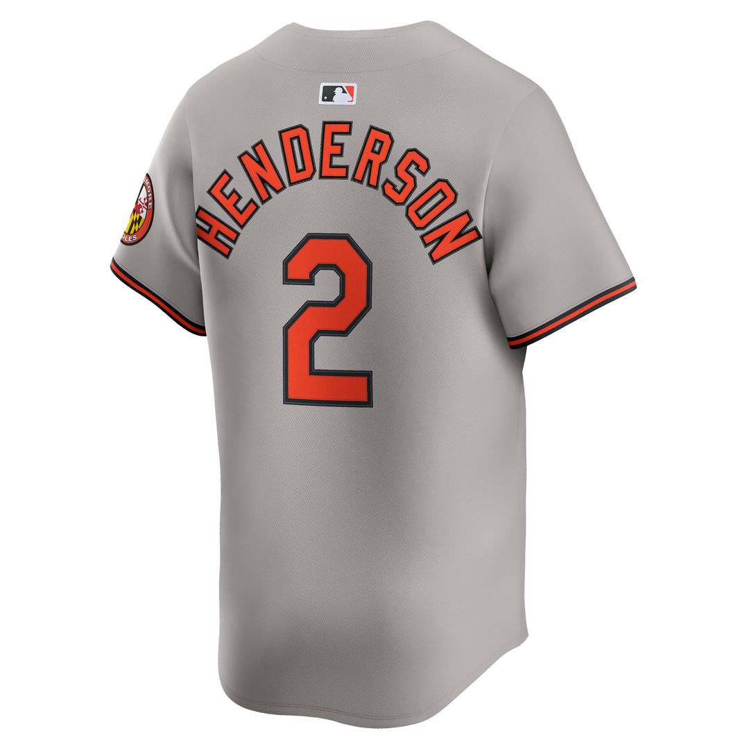 Baltimore Orioles Gunnar Henderson Nike Limited Player Jersey - White MLB Team Jersey Baseball Fan Apparel