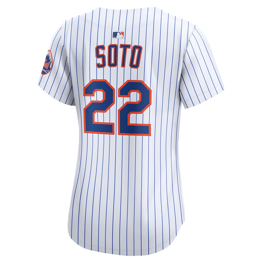 New York Mets Juan Soto Nike Women's Home Limited Player Jersey - White MLB Team Jersey Baseball Fan Apparel