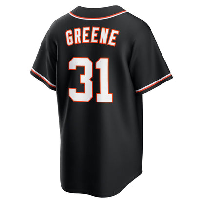 Detroit Tigers Riley Greene Nike Fashion Replica Black Out Jersey MLB Team Jersey Baseball Fan Apparel