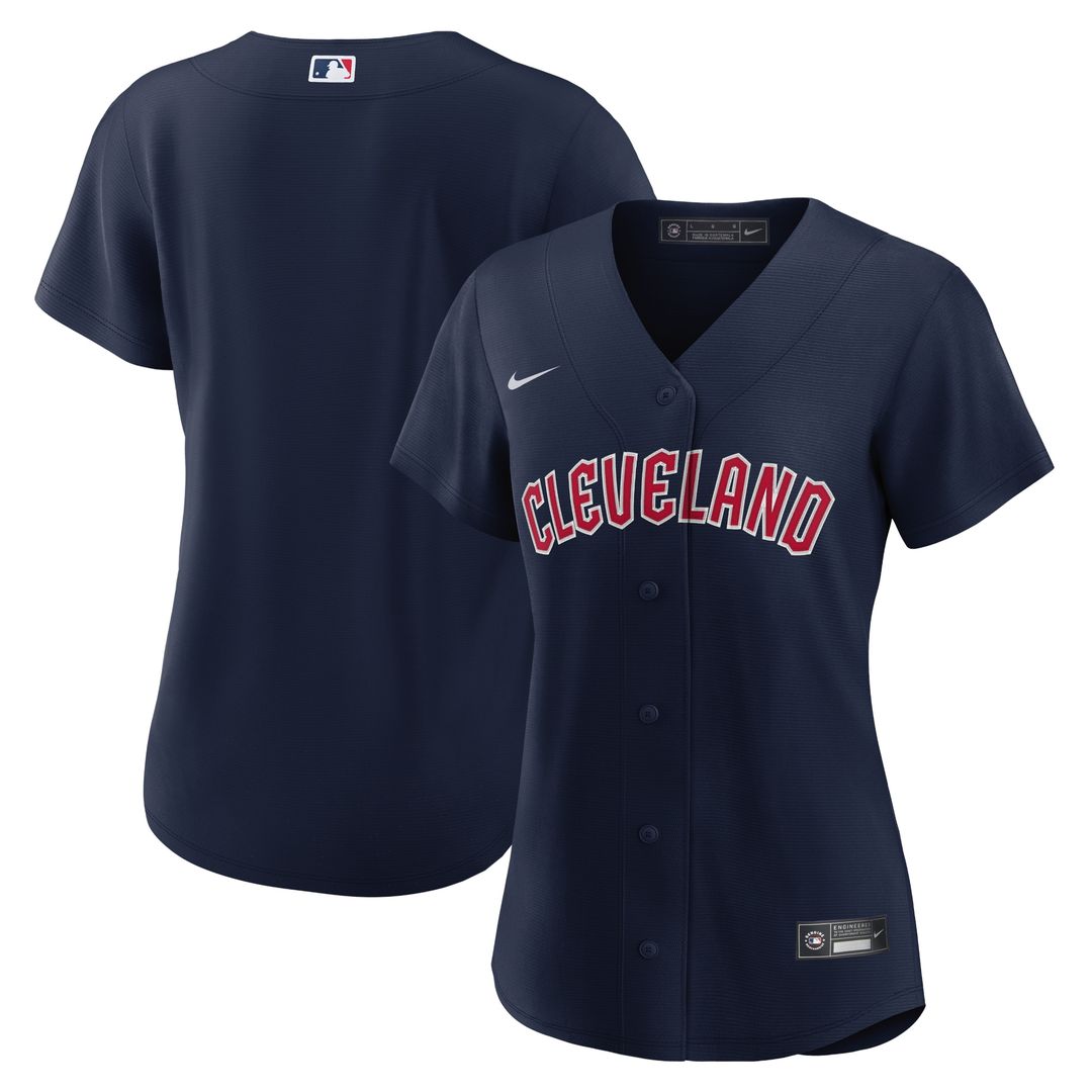 Cleveland Guardians Women's Nike Home Replica Team Jersey - White MLB Team Jersey Baseball Fan Apparel