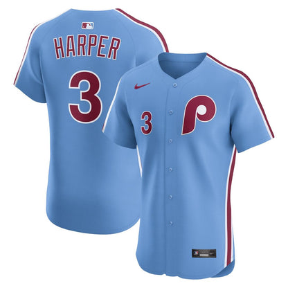 Philadelphia Phillies Bryce Harper Nike Home Elite Jersey - White MLB Team Jersey Baseball Fan Apparel