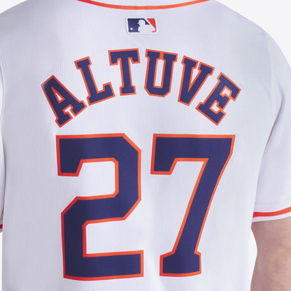 Houston Astros Jose Altuve Nike Home Limited Player Jersey - White MLB Team Jersey Baseball Fan Apparel