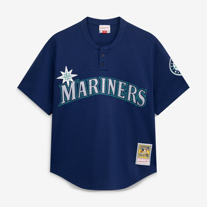 Seattle Mariners Ichiro Suzuki Mitchell & Ness Authentic Batting Practice Jersey - Navy MLB Team Jersey Baseball Fan Apparel
