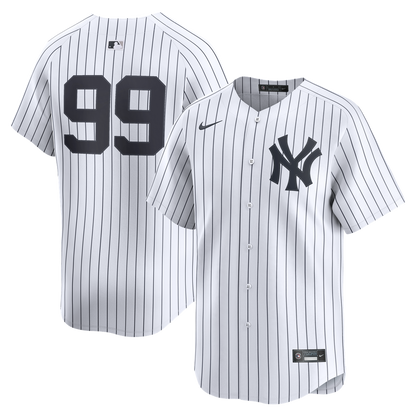 New York Yankees Aaron Judge Nike Home Limited Player Jersey - White MLB Team Jersey Baseball Fan Apparel