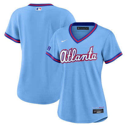 Atlanta Braves Nike Women's 2026 City Connect Stadium Jersey - Powder Blue MLB Team Jersey Baseball Fan Apparel