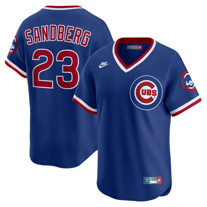 Chicago Cubs Ryne Sandberg Nike Throwback Cooperstown Limited Jersey - White MLB Team Jersey Baseball Fan Apparel