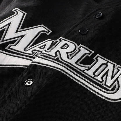 Miami Marlins Miguel Cabrera Mitchell & Ness Big & Tall Cooperstown Mesh Batting Practice Jersey - Black MLB Team Jersey Baseball Fan Apparel