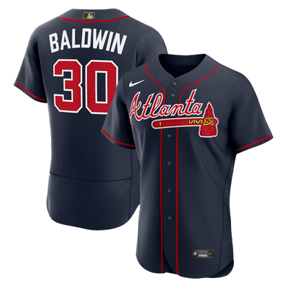 Atlanta Braves Drake Baldwin Nike MLB Awards Authentic Jersey - White MLB Team Jersey Baseball Fan Apparel