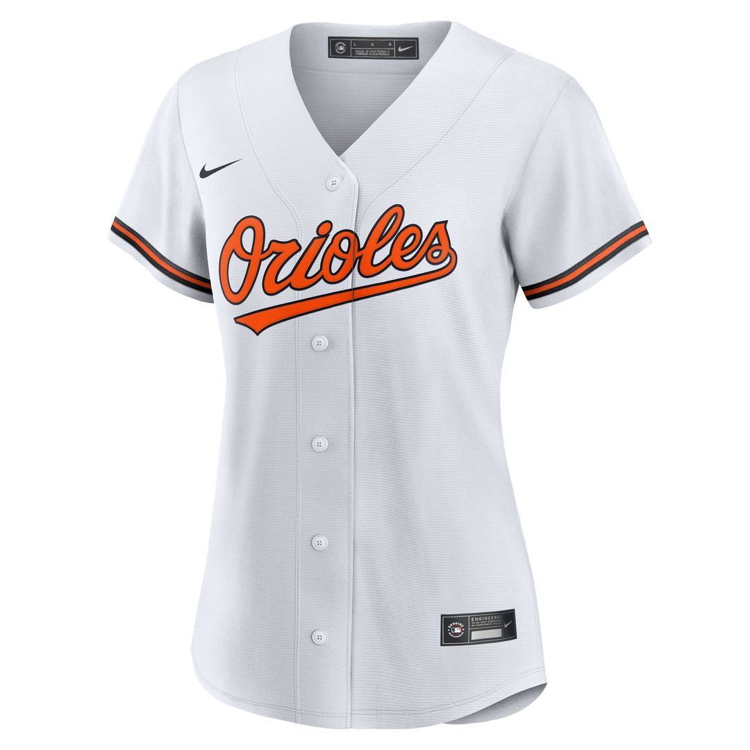 Baltimore Orioles Dylan Beavers Nike Women's Home Replica Jersey - White MLB Team Jersey Baseball Fan Apparel