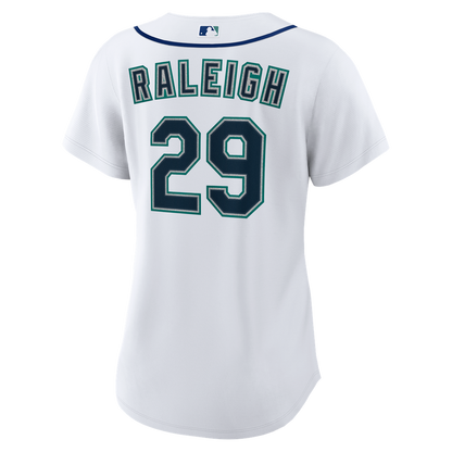 Seattle Mariners Cal Raleigh Nike Women's Home Replica Jersey - White MLB Team Jersey Baseball Fan Apparel