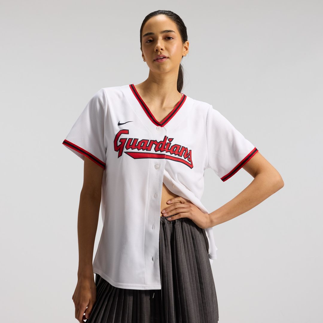 Cleveland Guardians José Ramírez Nike Women's Home Replica Jersey - White MLB Team Jersey Baseball Fan Apparel