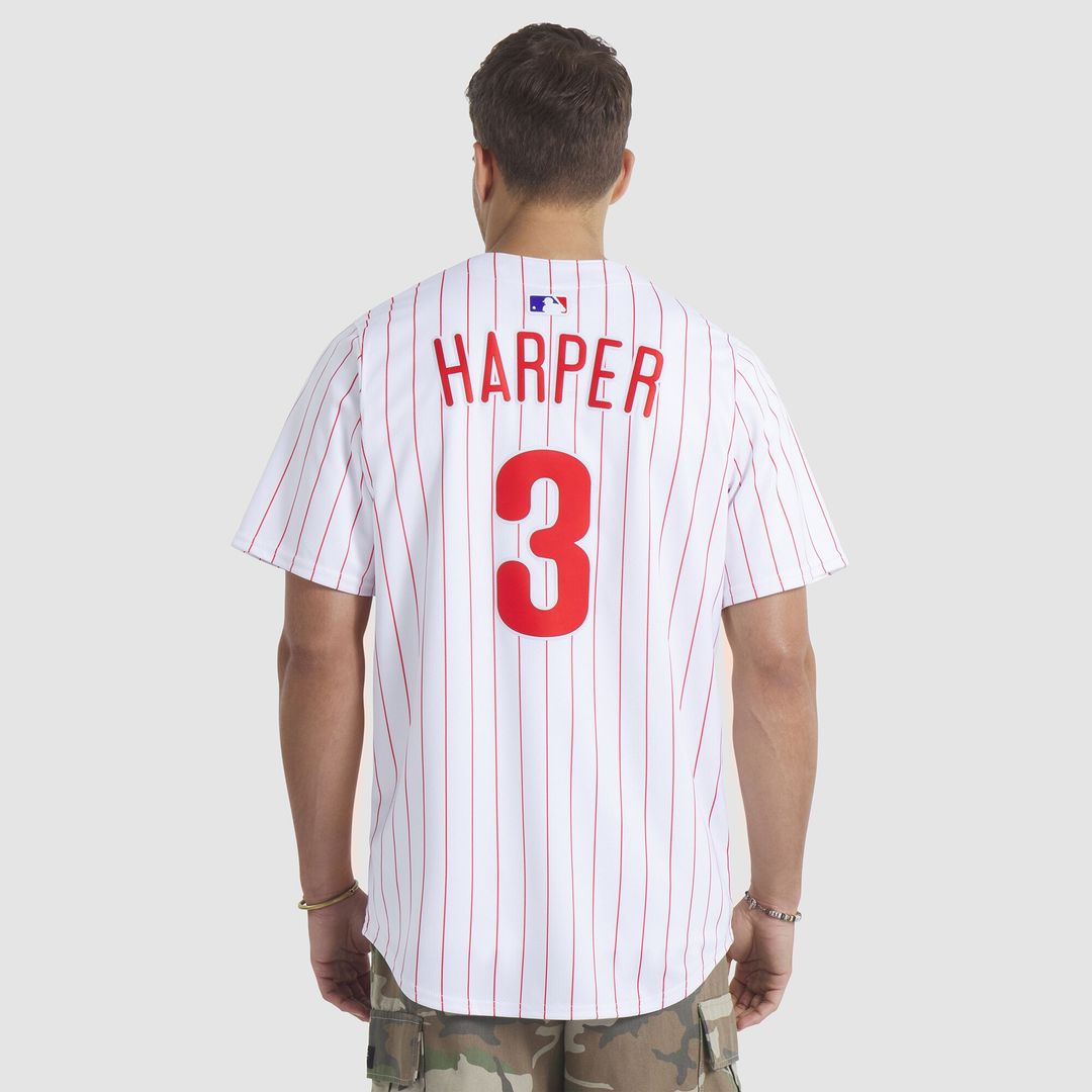 Philadelphia Phillies Bryce Harper Nike Road Limited Player Jersey - Gray MLB Team Jersey Baseball Fan Apparel
