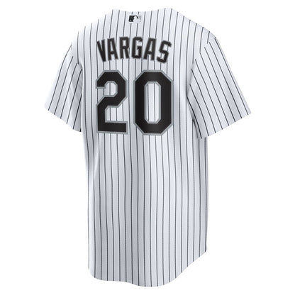 Chicago White Sox Miguel Vargas Nike Home Replica Jersey - White MLB Team Jersey Baseball Fan Apparel