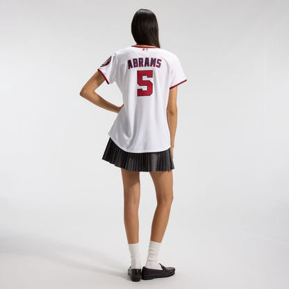 Washington Nationals CJ Abrams Nike Women's Home Replica Player Jersey - White MLB Team Jersey Baseball Fan Apparel