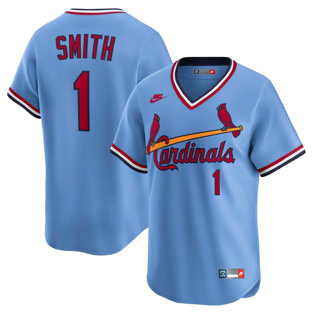 St. Louis Cardinals Ozzie Smith Nike Throwback Cooperstown Limited Jersey - White MLB Team Jersey Baseball Fan Apparel