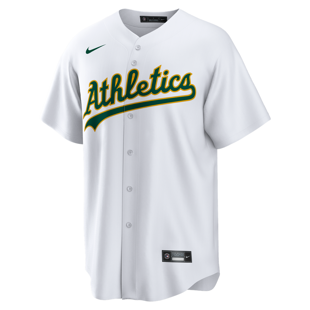 Athletics Jeff McNeil Nike Home Replica Jersey - White MLB Team Jersey Baseball Fan Apparel
