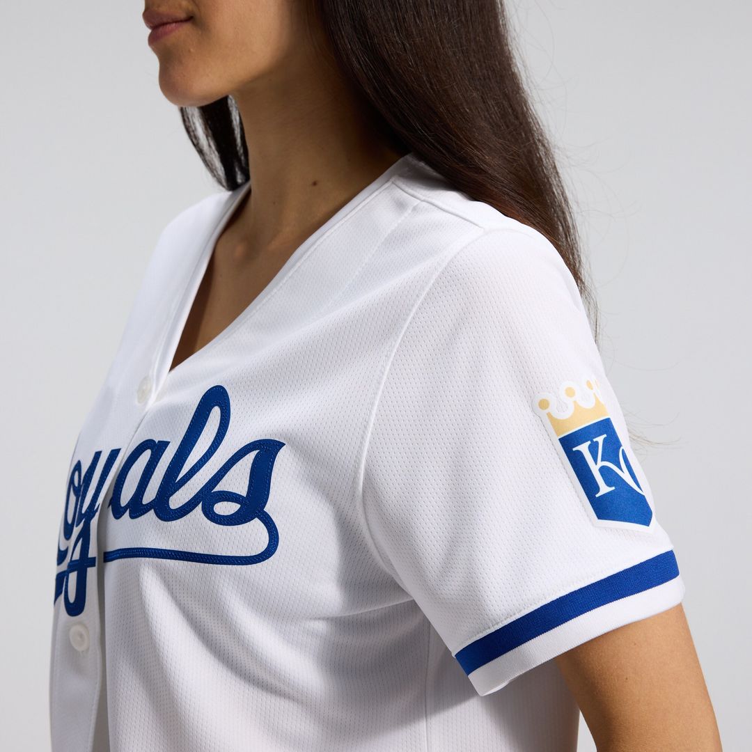 Kansas City Royals Nike Women's Home Limited Jersey - White MLB Team Jersey Baseball Fan Apparel