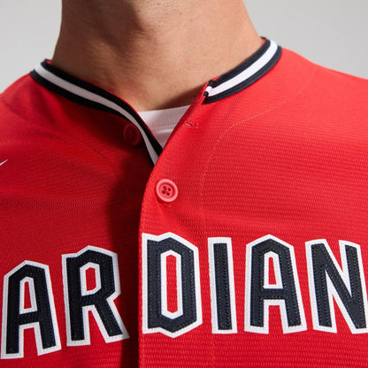 Cleveland Guardians Nike Alternate 2 Replica Jersey - Red MLB Team Jersey Baseball Fan Apparel