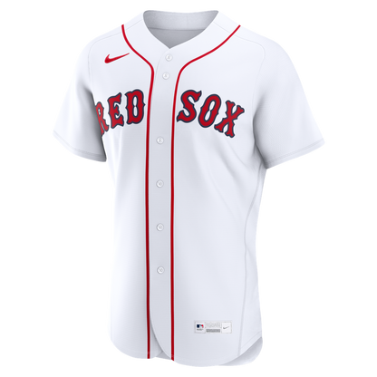 Boston Red Sox Nike Home Authentic Custom Jersey - White MLB Team Jersey Baseball Fan Apparel