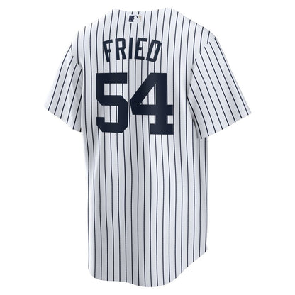 New York Yankees Max Fried Nike Home Replica Player Jersey - White MLB Team Jersey Baseball Fan Apparel