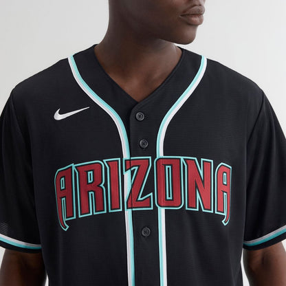 Arizona Diamondbacks Nike Fashion Replica Black Out Jersey MLB Team Jersey Baseball Fan Apparel
