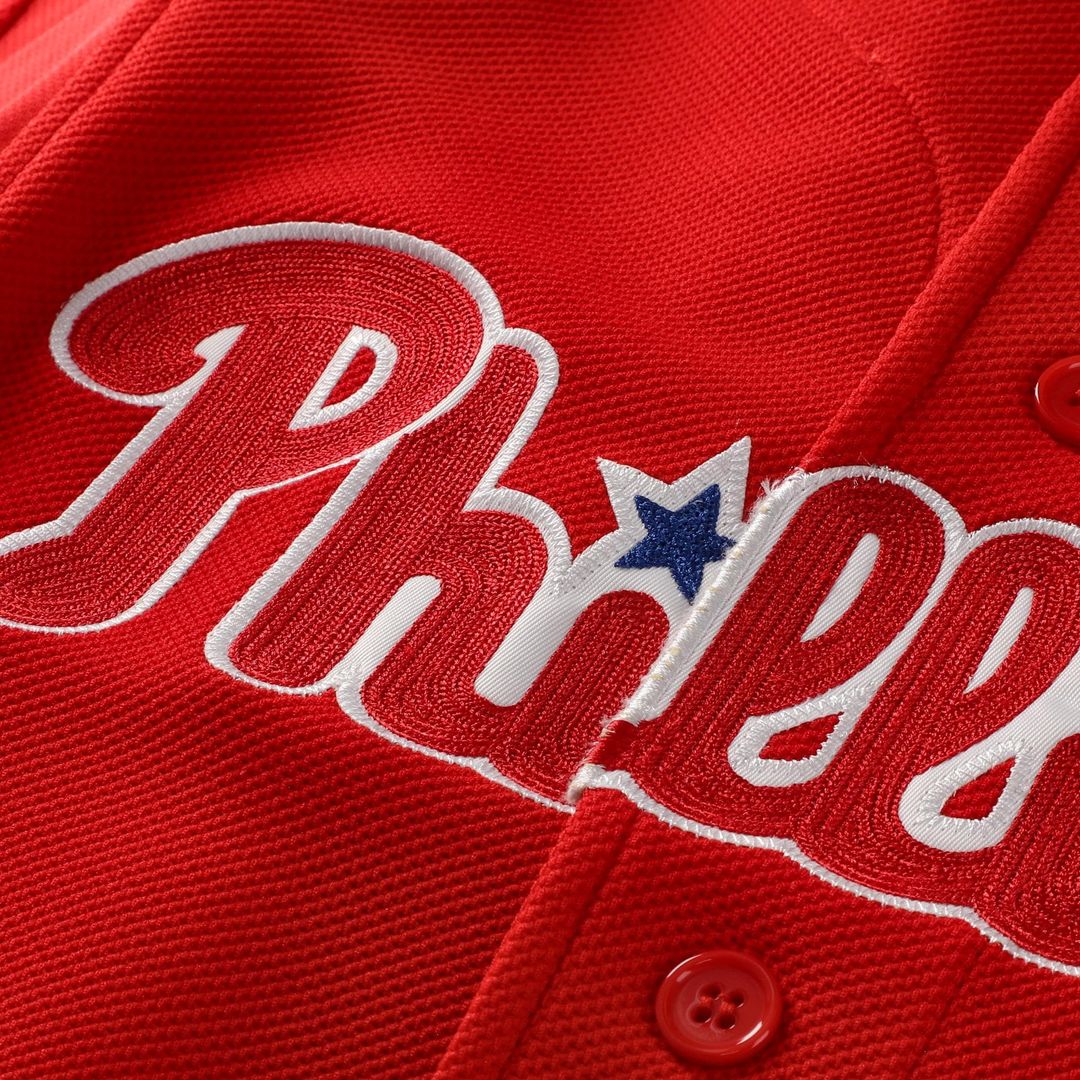 Philadelphia Phillies Ryan Howard Mitchell & Ness Cooperstown Batting Practice Jersey - Red MLB Team Jersey Baseball Fan Apparel