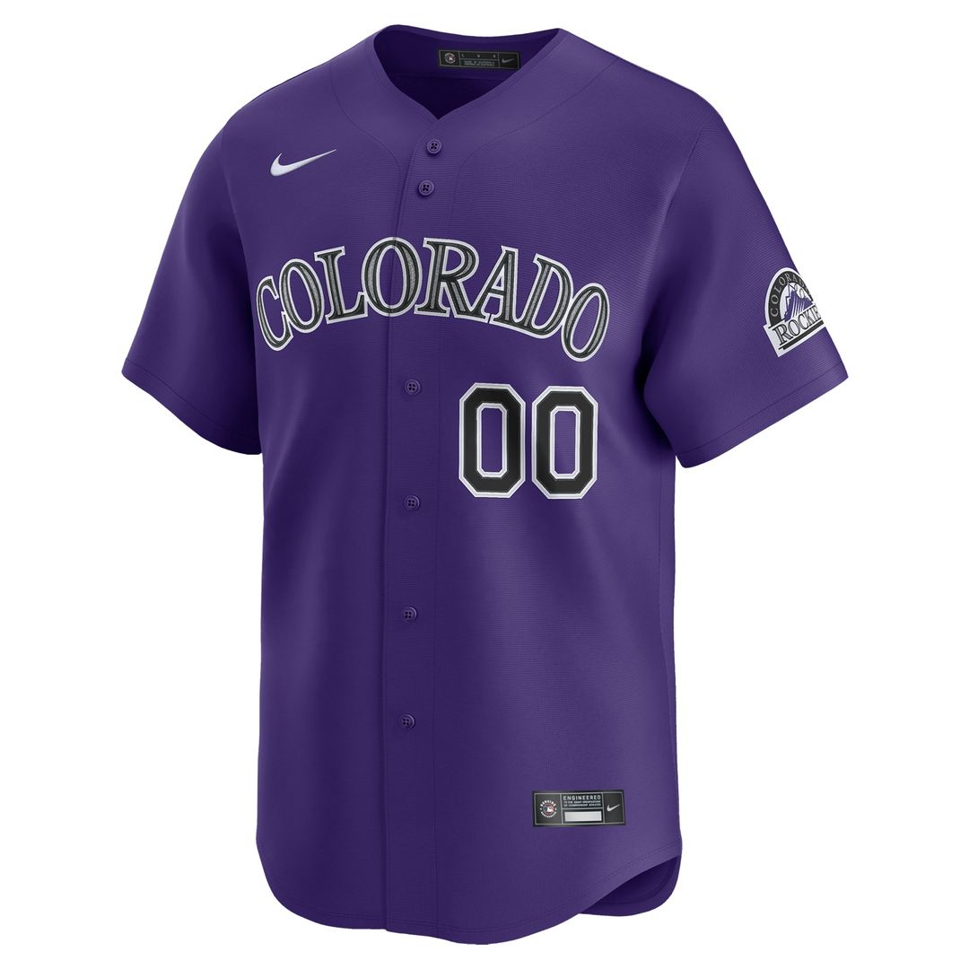 Colorado Rockies Nike Home Limited Custom Jersey - White MLB Team Jersey Baseball Fan Apparel