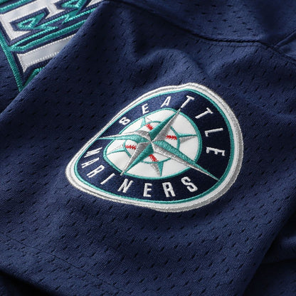 Seattle Mariners Ichiro Suzuki Mitchell & Ness Authentic Batting Practice Jersey - Navy MLB Team Jersey Baseball Fan Apparel