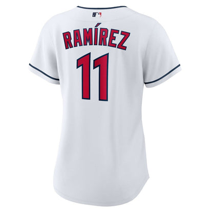 Cleveland Guardians Jose Ramirez Nike Women's Home Replica Player Jersey - White MLB Team Jersey Baseball Fan Apparel