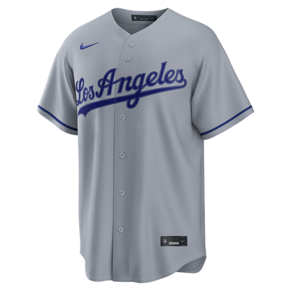 Los Angeles Dodgers Kyle Tucker Nike Road Replica Jersey - Gray MLB Team Jersey Baseball Fan Apparel