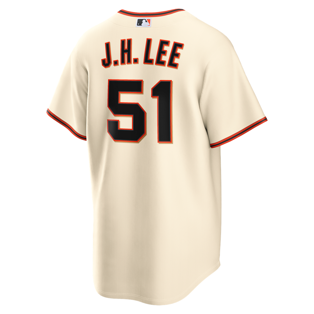 San Francisco Giants Jung Hoo Lee Nike Home Replica Jersey - Cream MLB Team Jersey Baseball Fan Apparel
